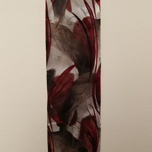 Maroon and Tan J. Garcia Tie